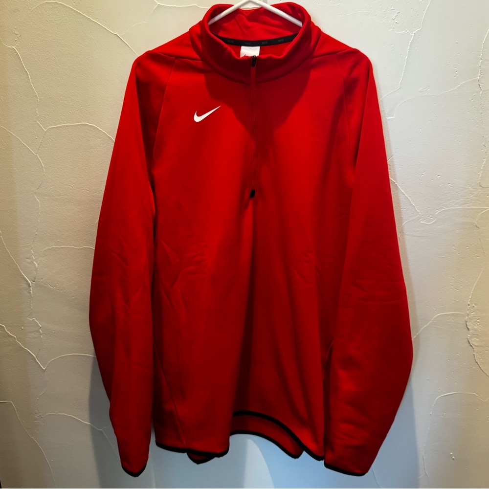 Nike 1/4 zip Red
